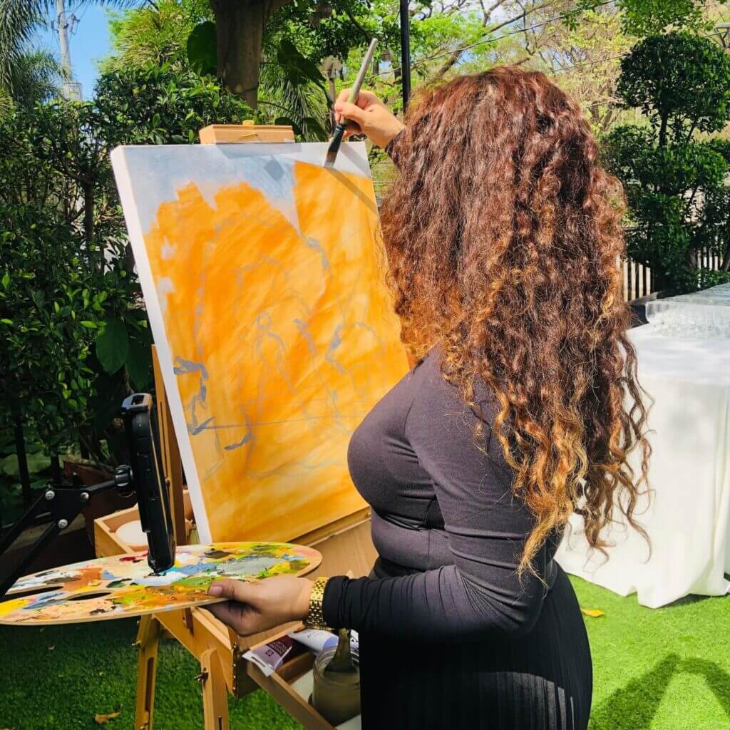 themes & motifs bridal fair caricatures Krystina