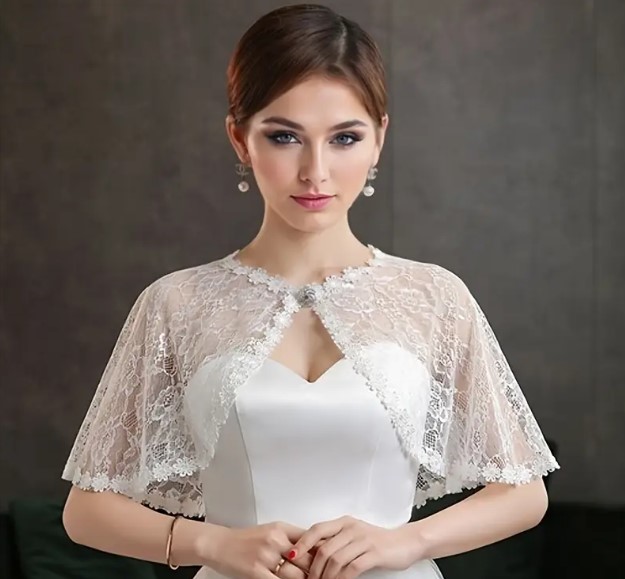 Bride's Wedding Romantic Lace Shawl The Best Bridal Fair Wedding Expo Philippines The Bridal Marketplace